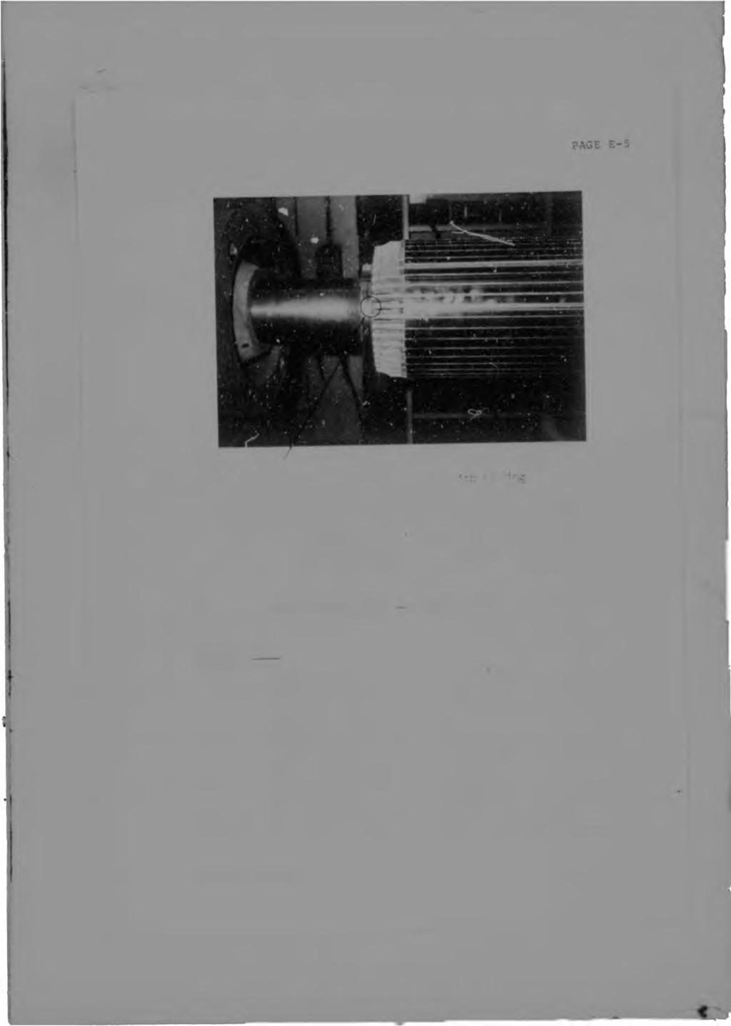 0 Shortened rotcv-bar. 'to cor.*:act w. -tr.dz*... Figure E.5 - View of the rotor of industrial motor A showing the broken1 bar. X. E.2 - Industr il l motor B (F igure E.