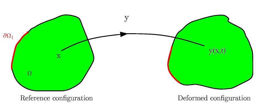 Deformation gradient F