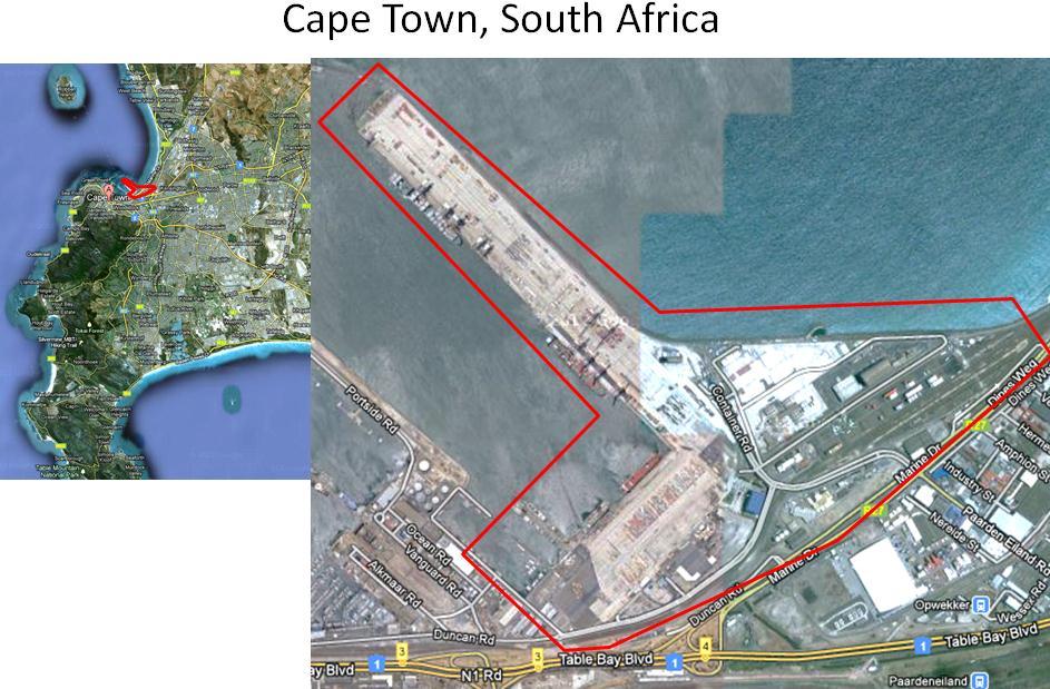 Figure 43: Training site at Cape Town,