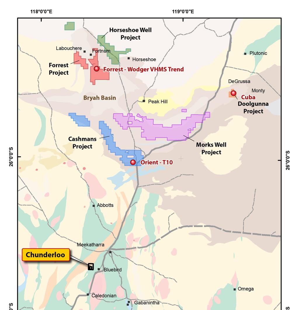 Page 4 ABOUT AURIS MINERALS LIMITED Auris is exploring for high grade VMS copper gold discoveries in Western Australia s highly prospective Bryah Basin region and recently acquired Chunderloo area.