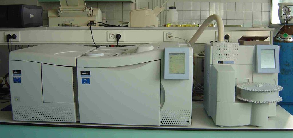 2 automatic thermal desorbers (ATD, Perkin Elmer) are available ATD
