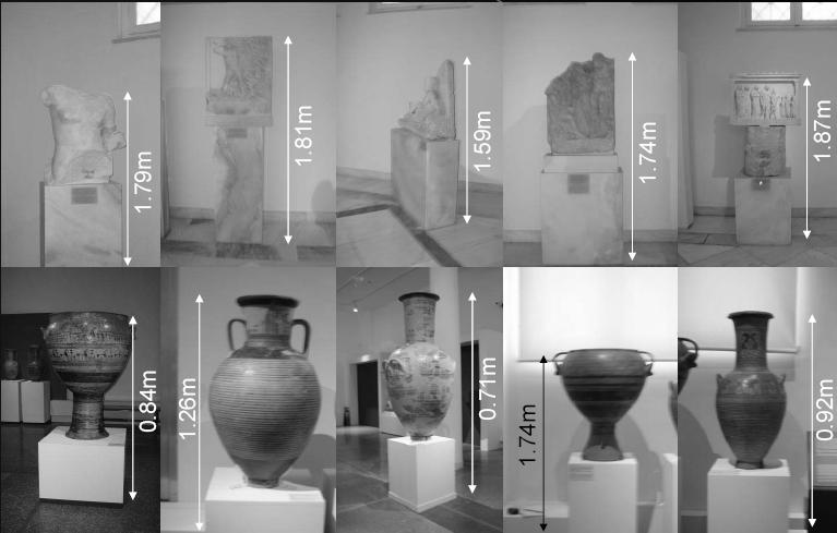 A recent experimental investigation is presented in a report by Zampas et al. (2004) for the design of support systems in the Benaki Museum in Athens.