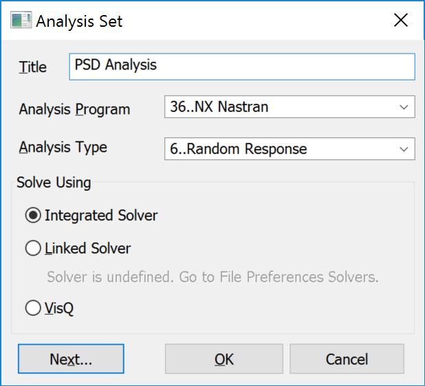 4.10 CREATING AN ANALYSIS SET SIMPLE PSD Next up is creating an analysis set. There are a lot of options to tailor the output to exactly what you need, but let s look at a straightforward analysis.
