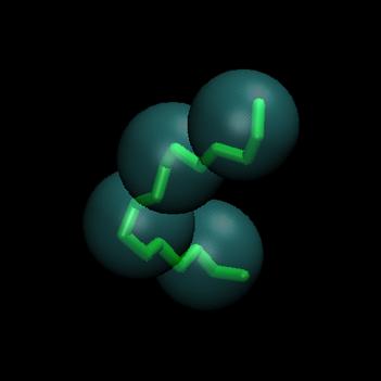 Example: liquid hexadecane Movie is looping over 5 ns 1 hexadecane molecule