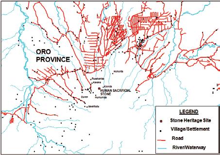 Chapter 6. Stone Heritage of Papua New Guinea Figure 14. Isivita (human butchering) stone site in Kiorota area, Oro Province.