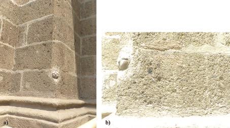 Manila Cathedral adobe, one showing black scoriaceous/pumaceous fragments.