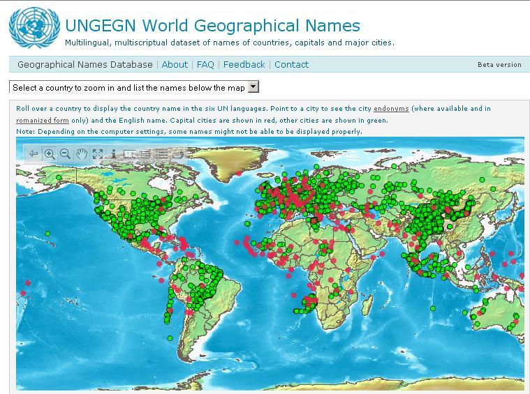UNGEGN WORLD GEOGRAPHICAL NAMES