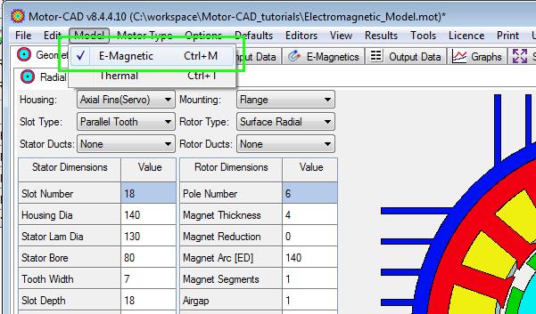 Coupled Electromagnetic / Thermal model In the first section we have produced an electromagnetic model for the machine but this has assumed that the winding lamination and magnet temperatures are at