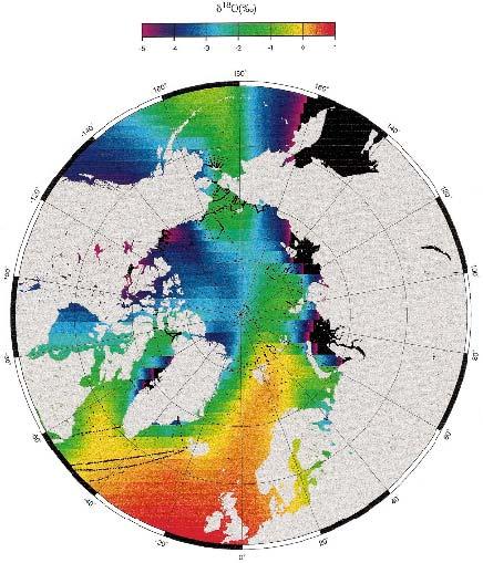 Freshwater balance in the Arctic Ocean Balances of