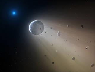 Disintegrating Mini-planet Orbiting a White Dwarf http://www.nasa.