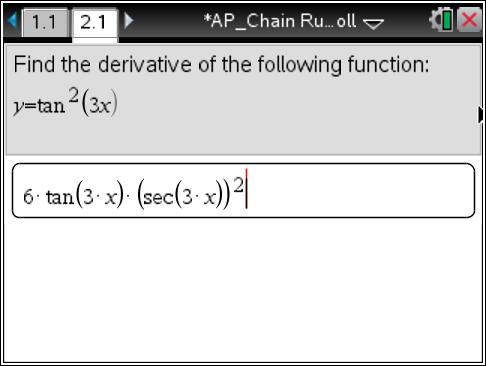 For questions -6, find the derivative of the functions. Compute the derivatives by hand (show your work), and then check on the TI-nspire.