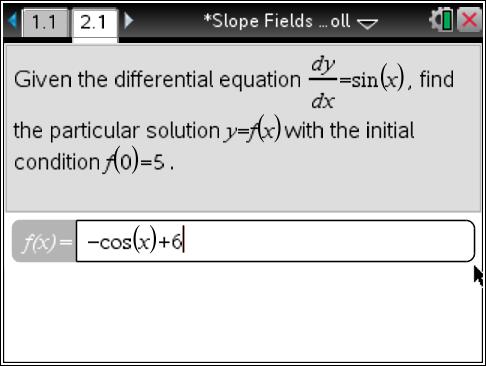 Bring up the equation menu by clicking Tab. Type in your equation from question 10 and graph it. Check to make sure the graphs are similar!