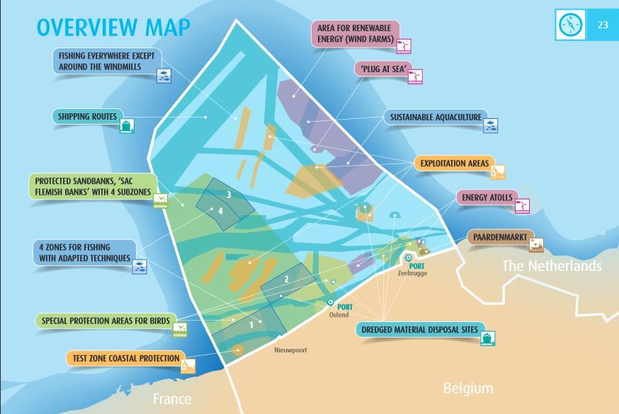 BELGIUM Plan(s) in force Marine spatial plan (Royal Decree 20 March 2014; valid 2014-2020) Plan(s) in preparation Further information, including links to online resources and maps where available