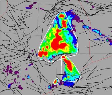 Convective Weather Avoidance Polygons Identifying Clusters of