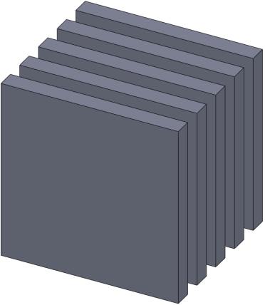 How Do We Realize his Metamaterial? Recall from Lecture 13, a negative uniaxial metamaterial is an array of sheets.