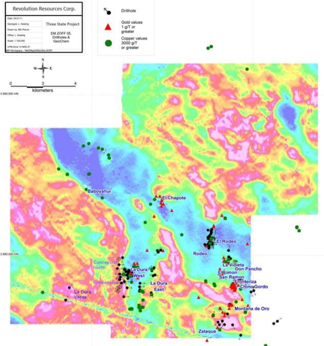 El Rodeo (Au-Ag) Bonanza grade epithermal vein cluster comprised of multiple targets Epithermal stockworks, breccias and a network of quartz veins hosted in andesite Mainly located along