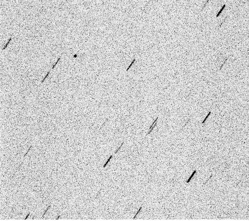 ing. In April 6 Popacs, one of three similar cm white ball-shaped satellites in Low Earth Orbit was observed in satellite tracking mode. images were collected during single pass.