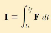 Impulse-Momentum Theorem The impulse of the force F acting on a particle equals the change