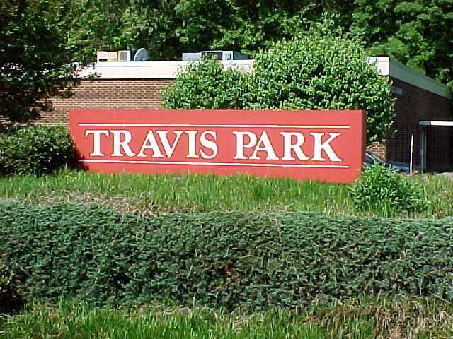 Ground Signs - Project Identification Quantity: 1 Location: Near intersection of Travis Park Drive and Hillsborough Street Materials: Painted aluminum box sign Size: 32 inches