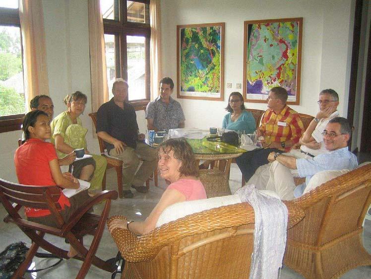 Fig. 2: First planning meeting in Kalteng Consultants