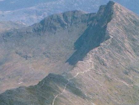 Features of erosion ARETE An arete is a narrow, sharp-edged ridge which