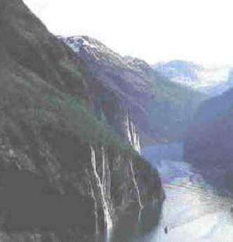 When a glaciated valley by the coast is submerged or drowned by a rise in sea level, a fiord is formed.