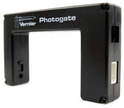 The LabPro interface is the green box that allows you to connect a wide variety of different sensors to the computer via the Logger Pro software. Today, you'll be using it with the photogate. D.