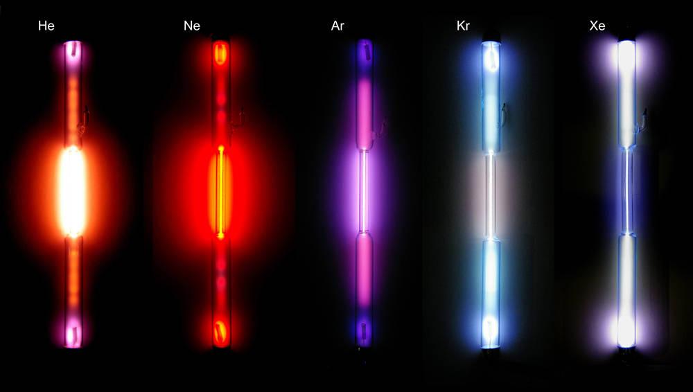 and absorption spectrum of common gases When a gas in a tube