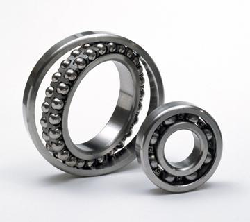 The ball bearings between the inner and outer