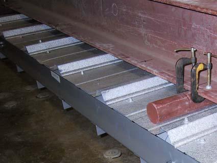 Local buckling tests 25 C and Z beam pairs local mode shape Standard panel fastener configuration, test and FE