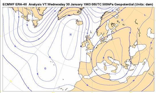 troposphere. 2.2. A Mediterranean cyclone and a cut-off/upper trough (27 cases) Fig.