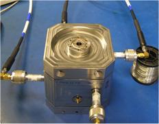 Fig. 85. Picture of a cavity BPM 3.5.5. Toroids In-flange FCT (Fast current transformer) can be mounted in the beam line. They have short axial length, included a ceramic gap vacuum-brazed on kovar.