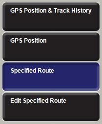 Figure 41: Edit Route Submenu Toggles the display of optional GPS data and history Toggles the display of