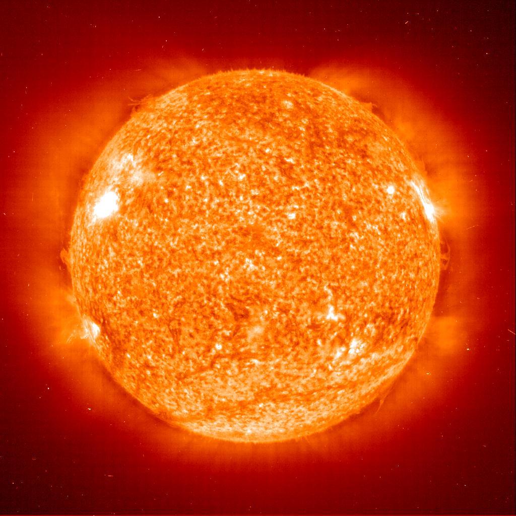 Tunneling Example: The Sun The solar nuclear fusion process starts when two protons fuse together.