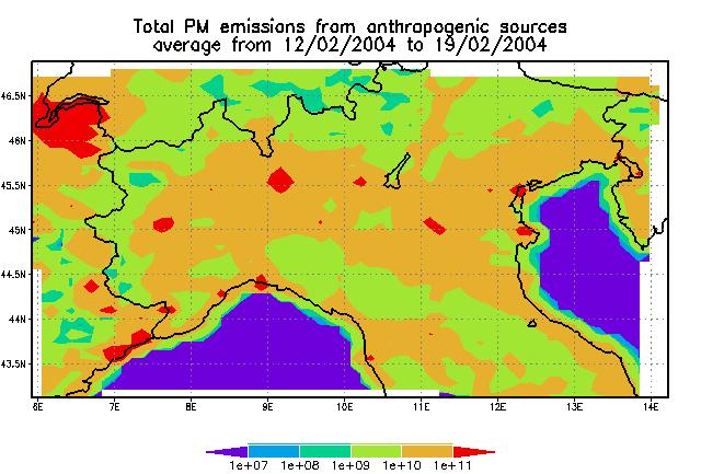 PM10 underestimation (2) Resulting additional emissions are not
