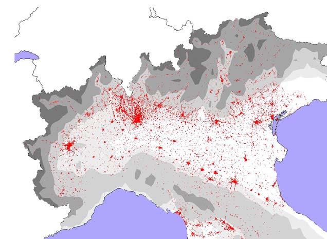 multiplying SOA) Take into account urban areas: - Approximately 10% of Po valley is urbanized (see pictures) - PM underestimation may not