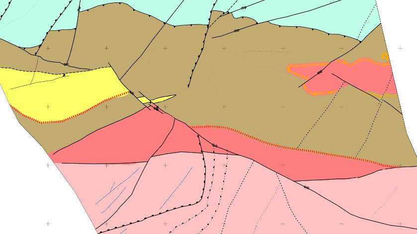 > the Pusteria (PF) & Sprechenstein-Mules (SMF) fault system SMF Tonalitic Lamella (sheet-like pluton - 30Ma) PF Austroalpine Gneiss (Alpine metamorphism) hangingwall Brixen Granite (non-metamorphic