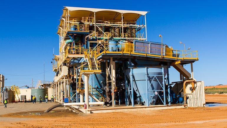 PROCESSING Slurried ore will be pumped from the MUP to the primary concentration plant (PCP), located at the centre of project area where a modular bank of spirals will be used to separate the
