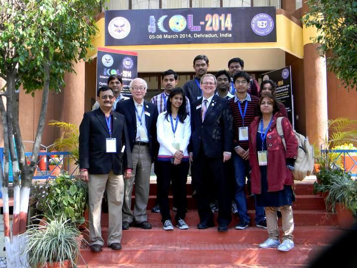 The student group in ICOL-2014 with Philip Stahl,