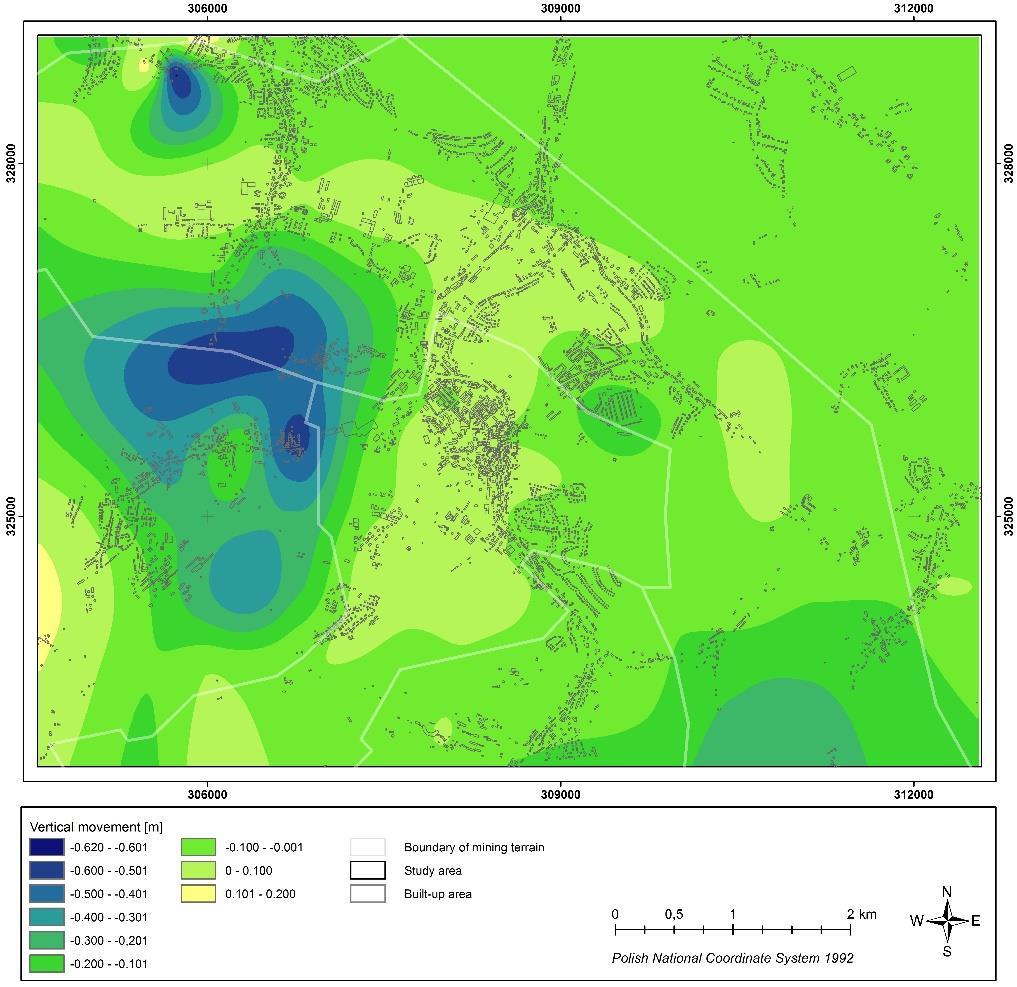 Mining subsidence studies in the area Fig.