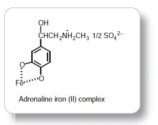 Assay of adrenaline in lidocaine (lignocaine) adrenaline injection Adrenaline is present as a vasoconstrictor in some local anaesthetic injections in a much smaller amount than the local anaesthetic