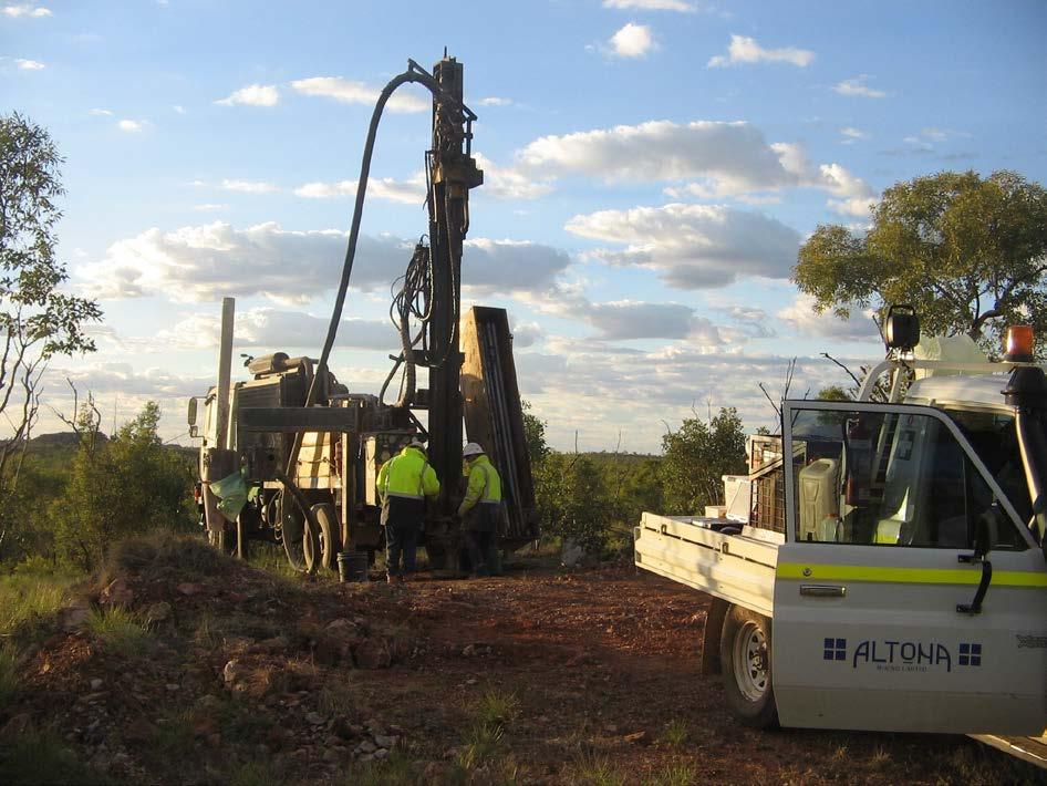 Seven RC holes were drilled at Turkey Creek all of which intersected low to medium grade copper mineralisation including higher grade zones up to 5 metres at 1.18% copper.