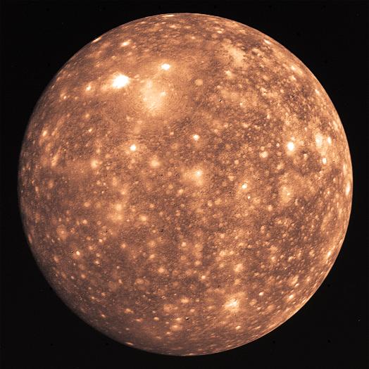 37. You are given an image of one of Jupiter s moons, Callisto. Measure the diameter of Callisto in cm using a ruler. 38. Make this measurement 2 more times.