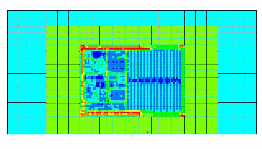 Equivalent Modeling of Microprocessor Chip Gate Layer