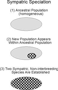 barriers to reproduction (sympatric speciation)