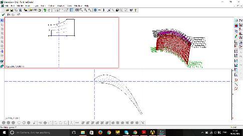 Fig 4 The cascade is the imported to a CFX Simulation geometry block in ANSYS Workbench called
