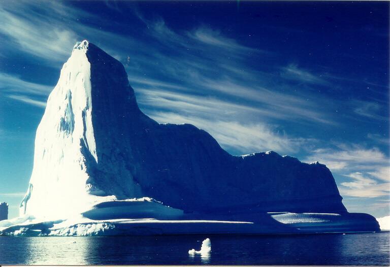 The Ross Ice Shelf Anchored to land mass Iceberg west of Ilulissat inlet, Greenland Nathaniel B.