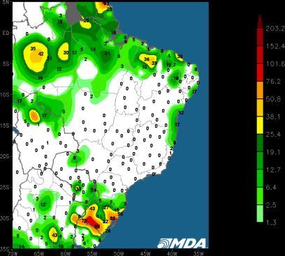 Meanwhile, continued drier weather in La Pampa, and central and southern Buenos Aires will favor harvest progress.