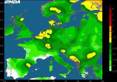 Europe The Europe wheat/rapeseed belt forecast is unchanged today.