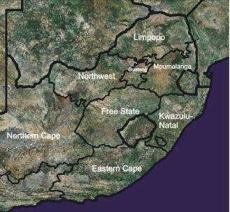 South Africa The South Africa corn belt forecast is unchanged today. S Africa % Precipitation Coverage Past 3 Days Corn > 6 mm (0.